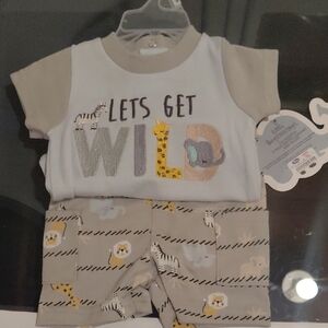 Little Beginnings Kids Matching Set - Gray and White